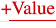 +Value Logo